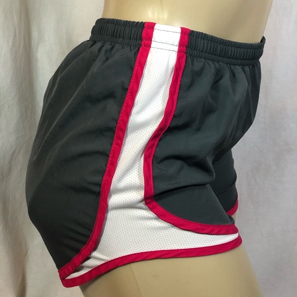 NIKE TEMPO RUNNING Shorts Grey/ Red size XS (0-2) - Picture 3 of 6